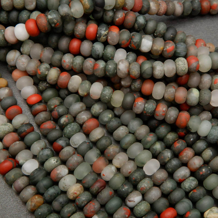 African Bloodstone Beads.