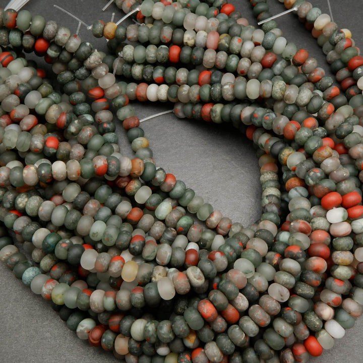 African Bloodstone Beads.