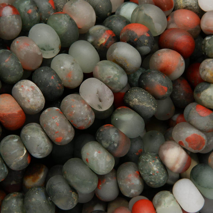 African Bloodstone Beads.