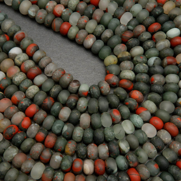 African Bloodstone Beads.