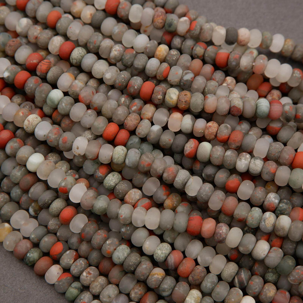 African bloodstone beads.