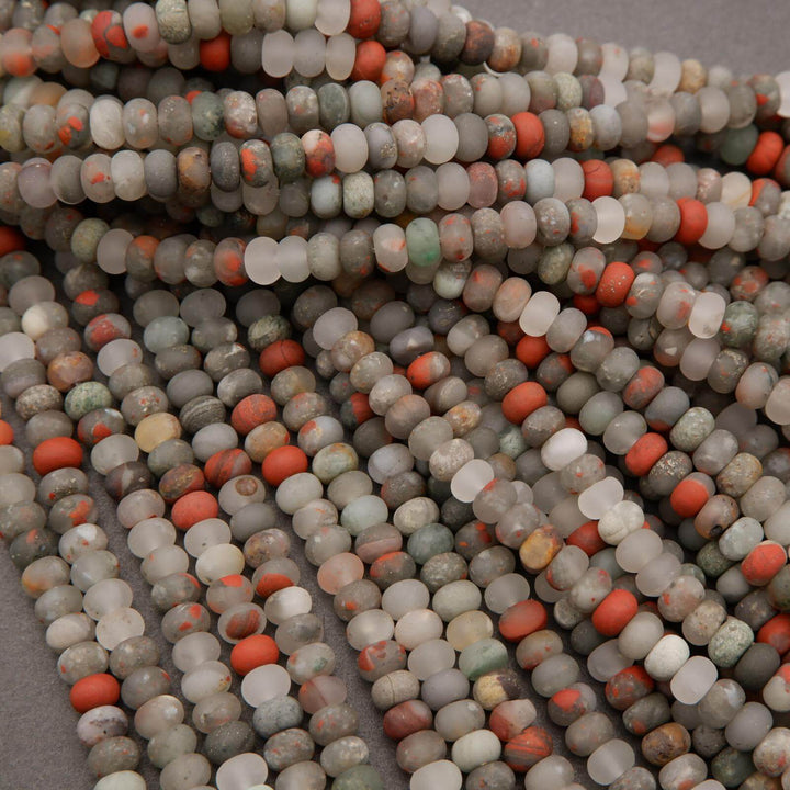 African bloodstone beads.