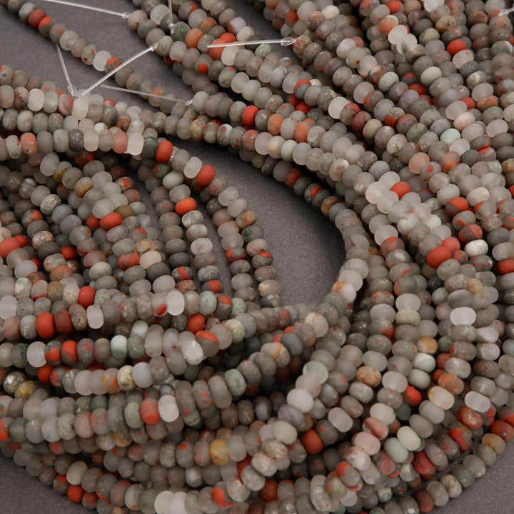 African bloodstone beads.