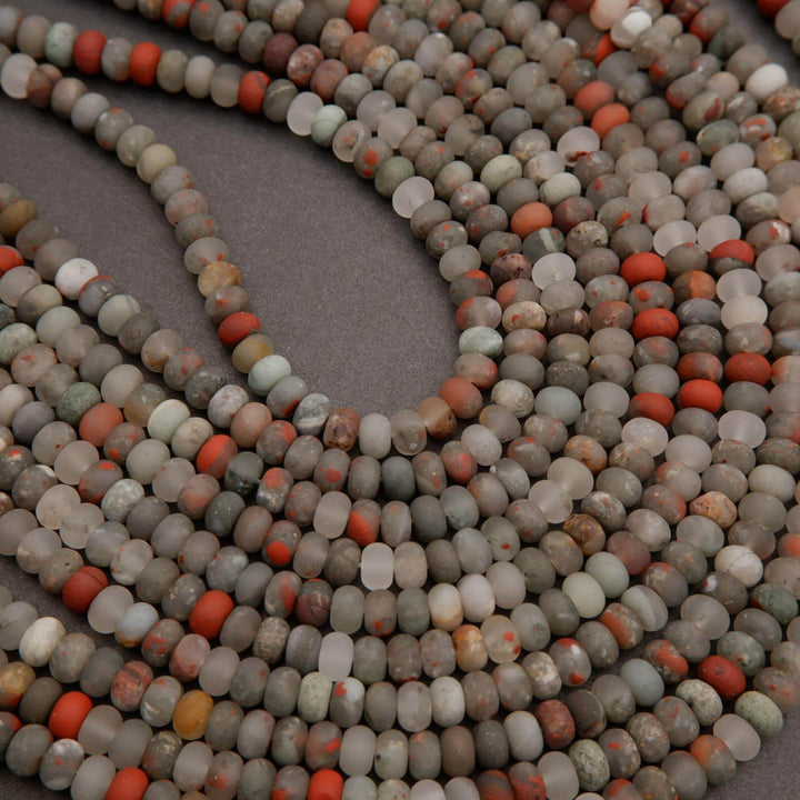 African bloodstone beads.