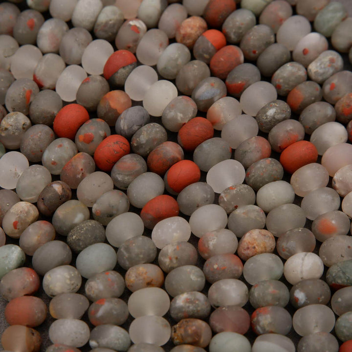 African bloodstone beads.