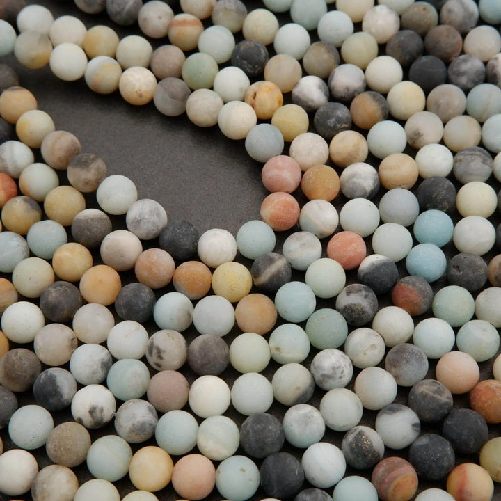 Brazilian Amazonite · Matte · Round · 4mm, 6mm, 8mm, 10mm, Tejas Beads, Beads