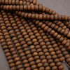Brown bronzite beads.