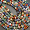 Mixed gemstone beads.