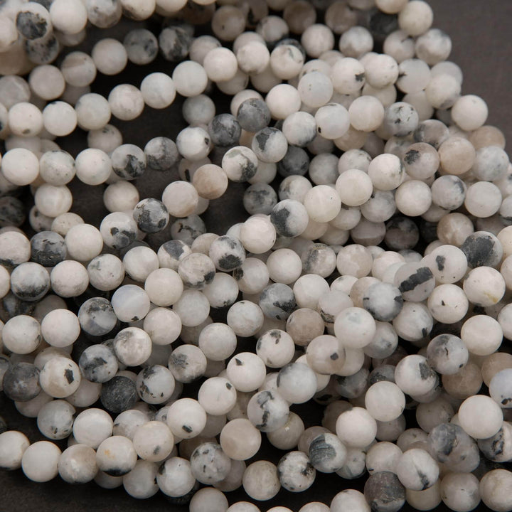Tourmalated Moonstone · Matte · Round · 8mm, 10mm, Tejas Beads, Beads