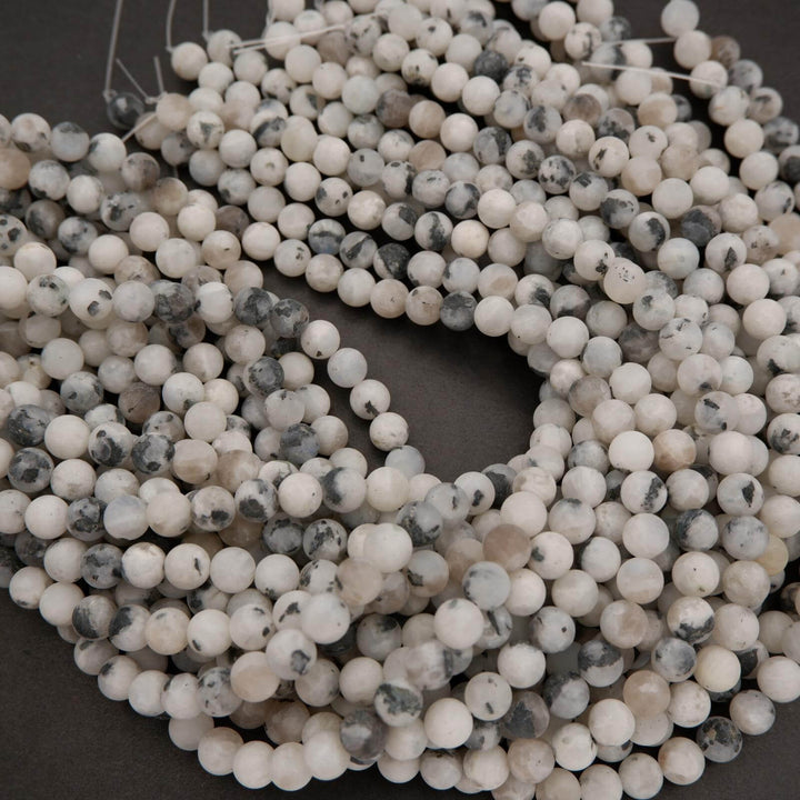 Tourmalated Moonstone · Matte · Round · 8mm, 10mm, Tejas Beads, Beads