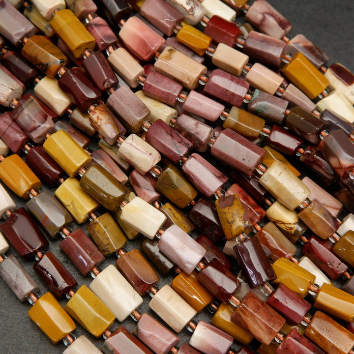 Mookaite beads.