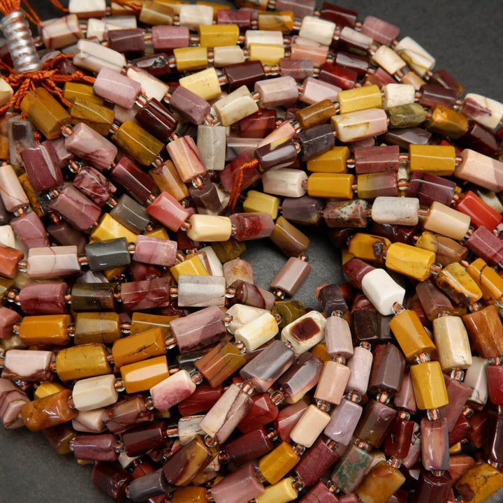 Mookaite beads.