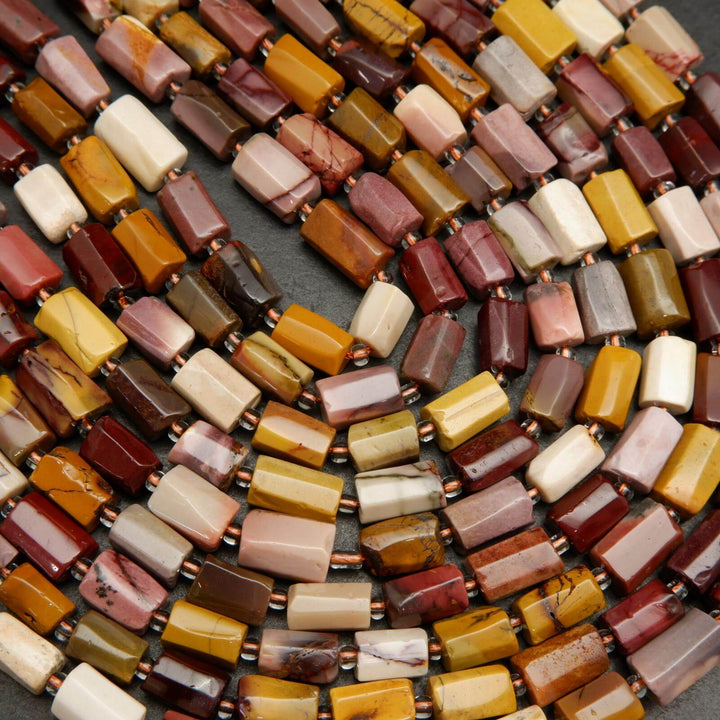 Mookaite beads.