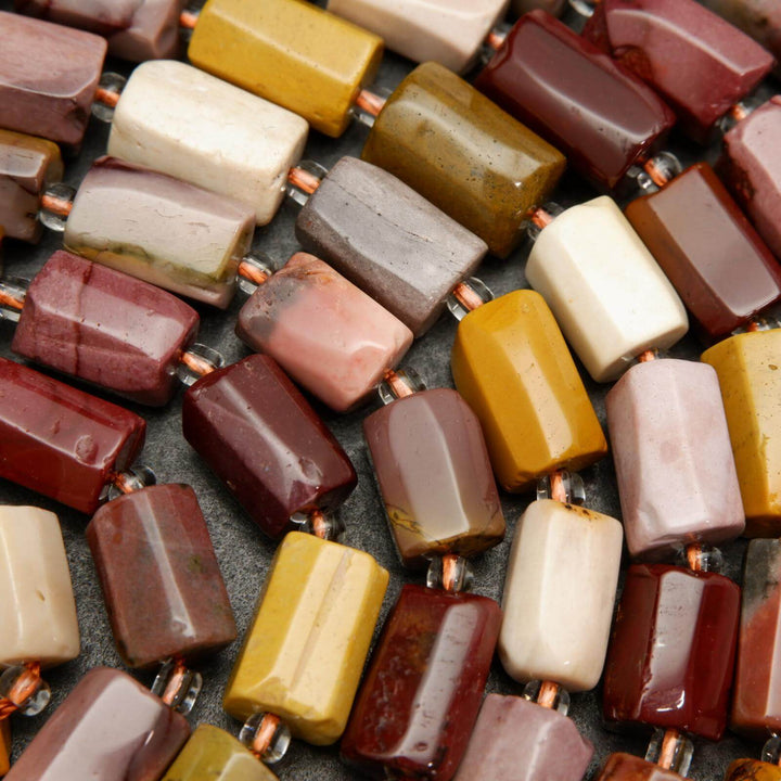 Mookaite beads.