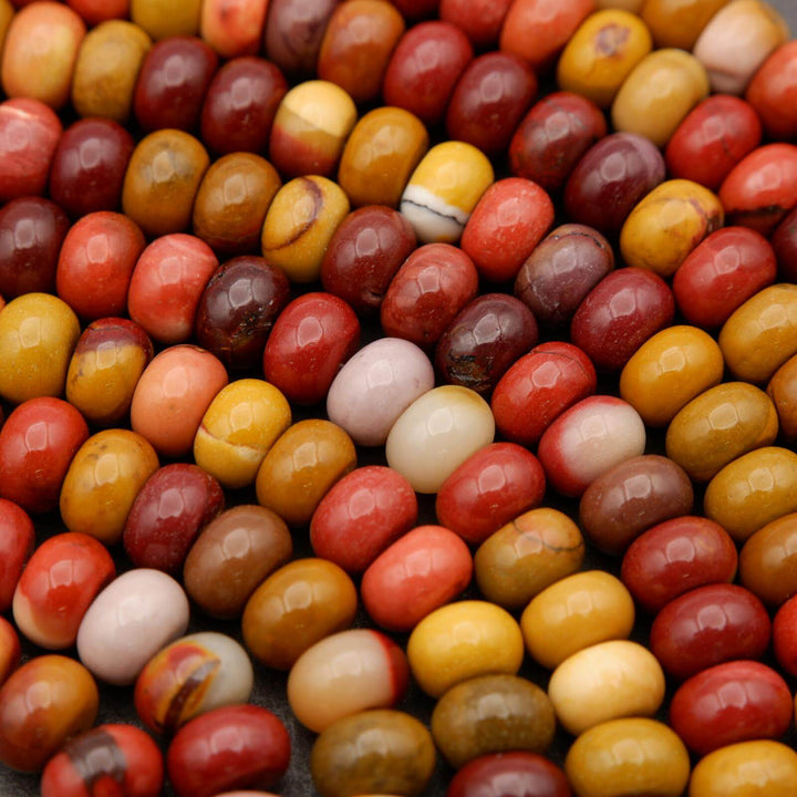 Australian Mookaite · Smooth · Rondelle · 5x8mm, Tejas Beads, Beads
