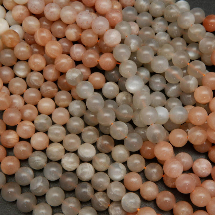 Moonstone beads.