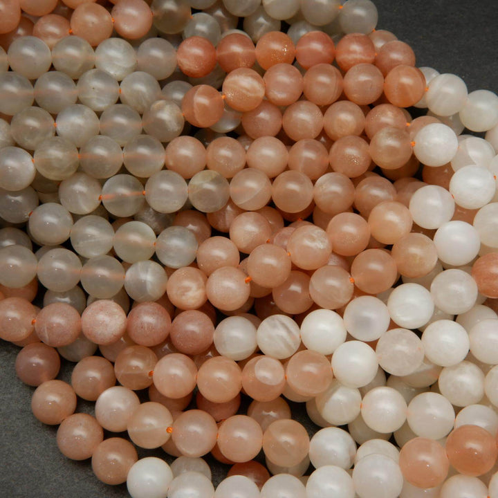 Moonstone beads.