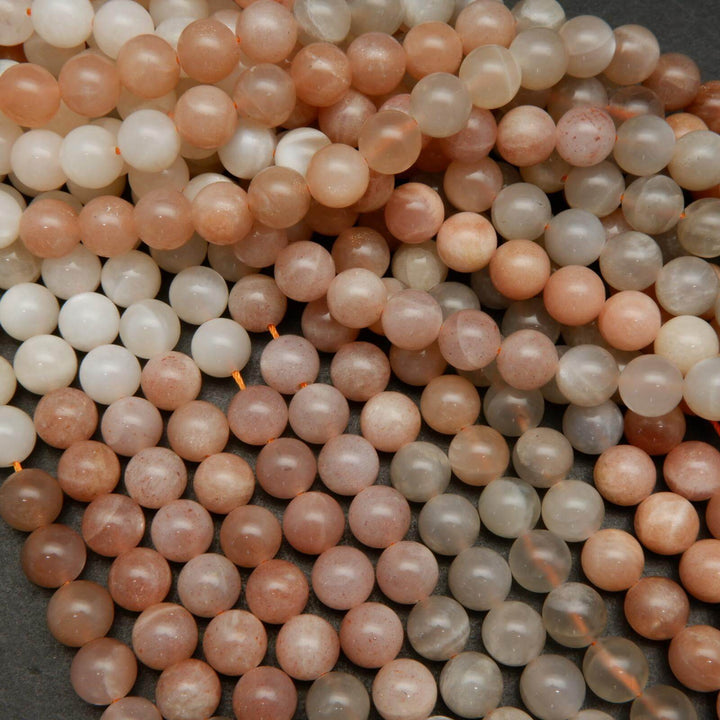 Moonstone beads.