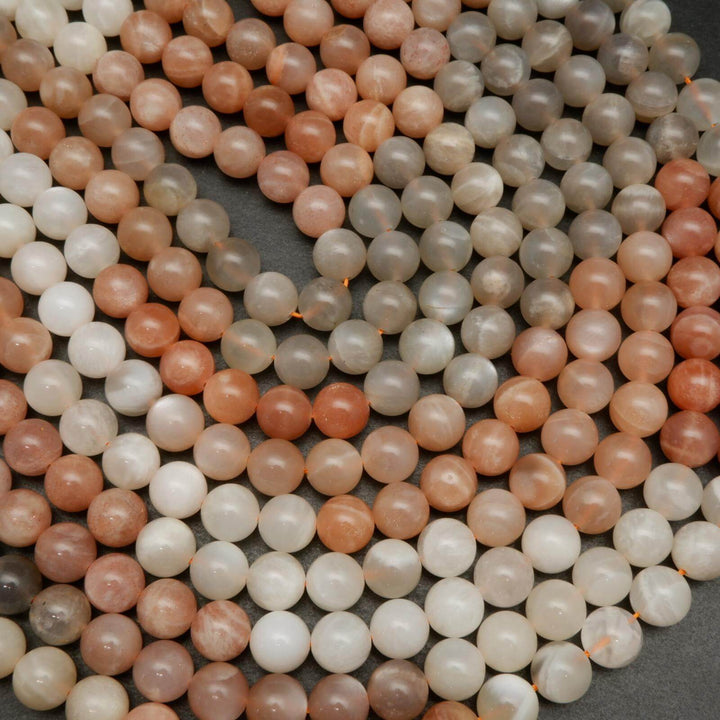 Moonstone beads.