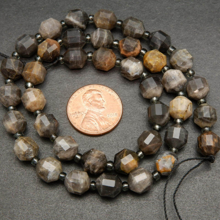 Moonstone prism beads.