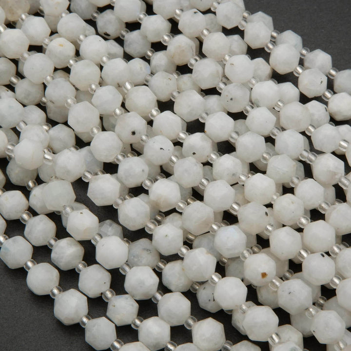 White Moonstone beads.