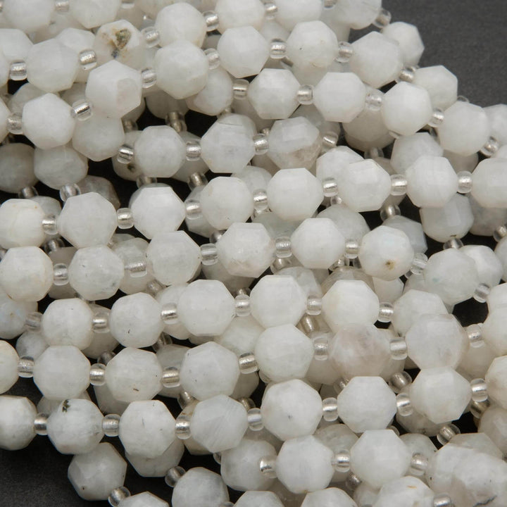 White Moonstone beads.