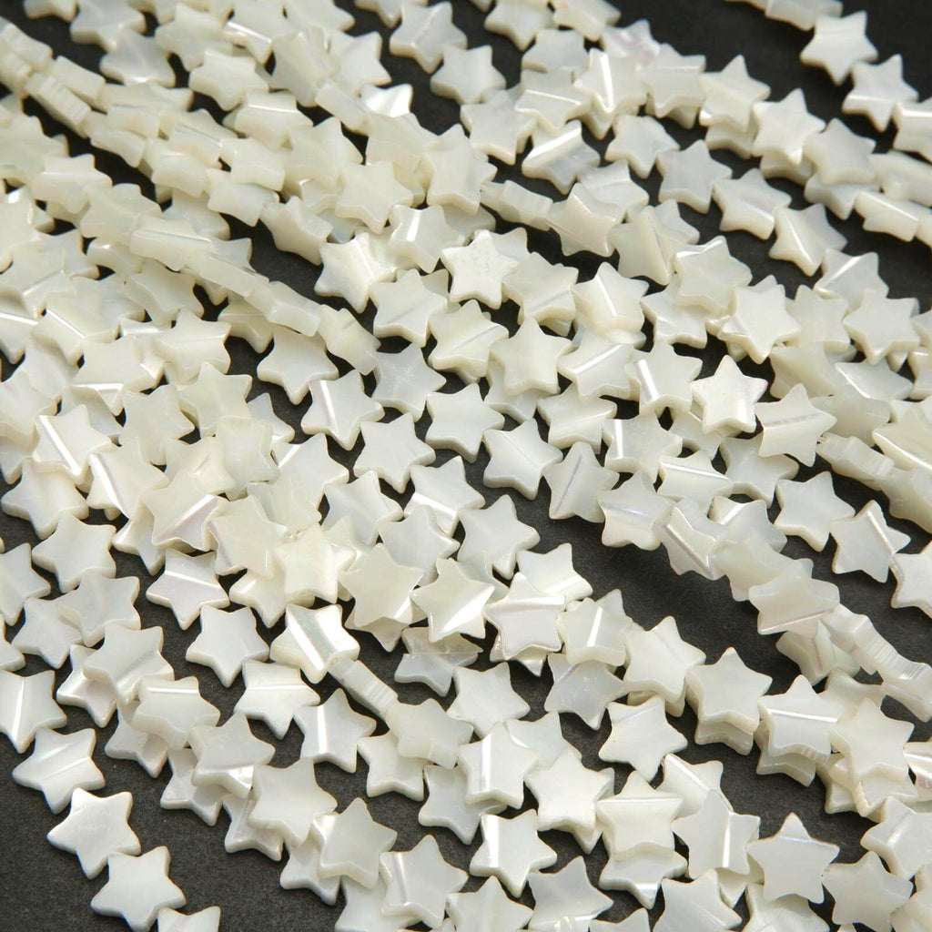Star shape mother pearl beads.