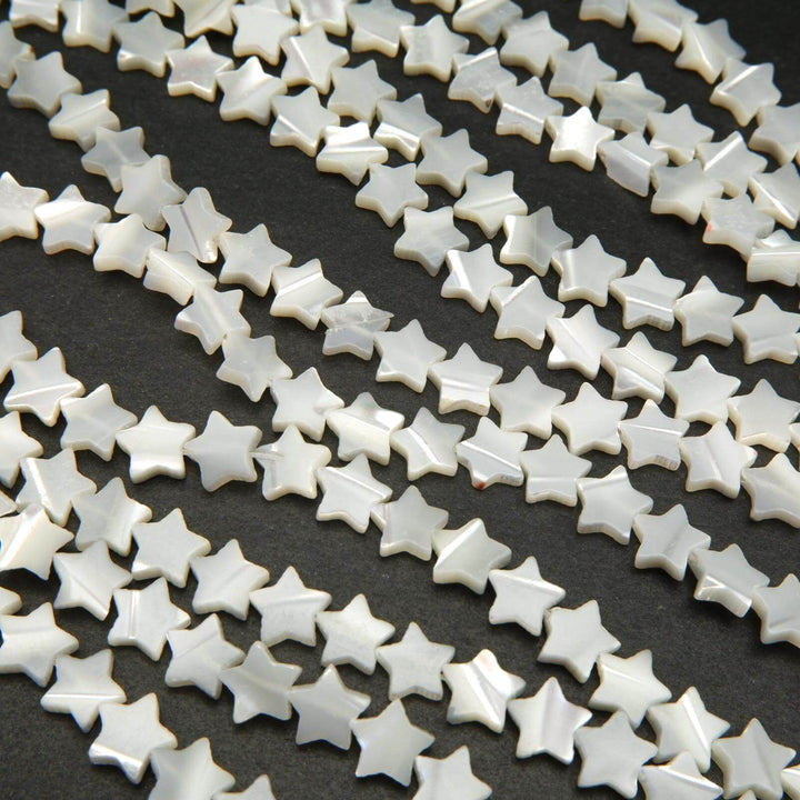 Star shape mother pearl beads.