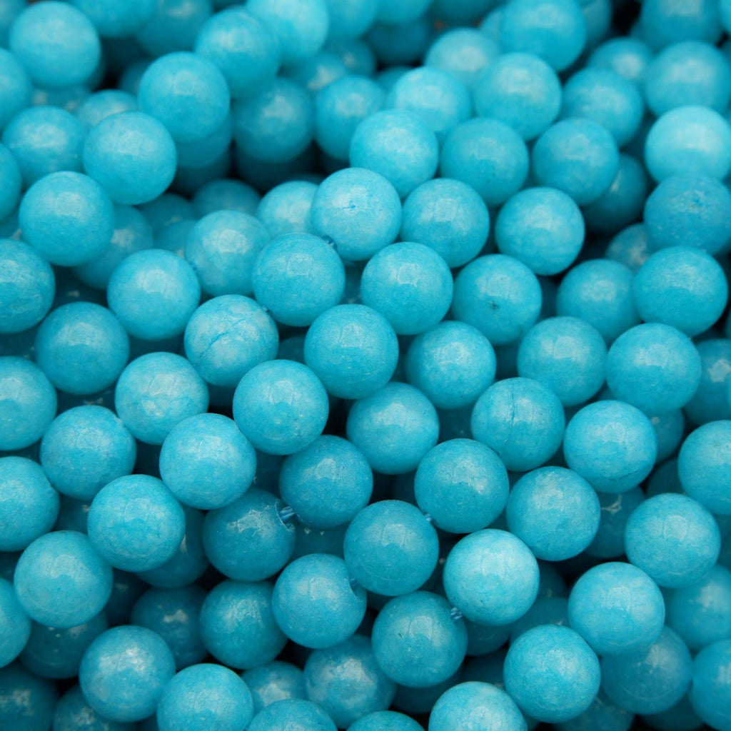 Nile Blue quartz beads.