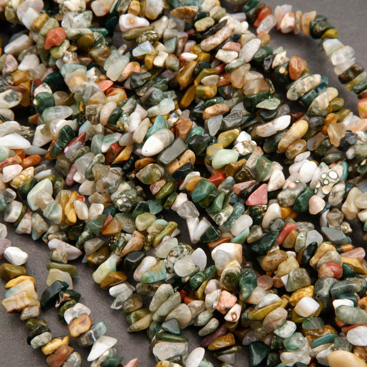 Kambaby Ocean Jasper · Smooth · Freeform Chips · 7mm, Tejas Beads, Beads