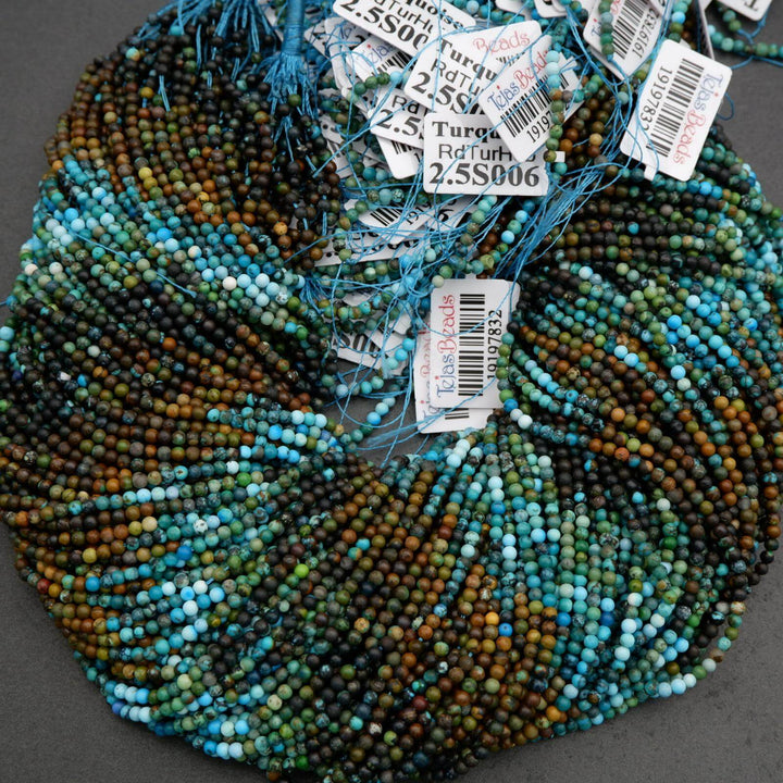 Multicolor gradient round beads.