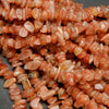 Sunstone chip beads.