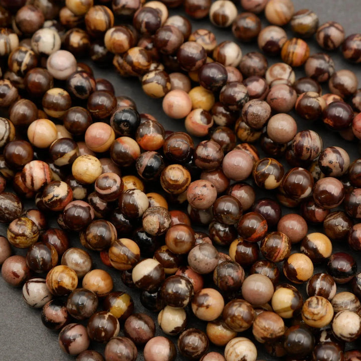 Outback Jasper · Smooth · Round · 6mm, 8mm, 10mm, Tejas Beads, Beads