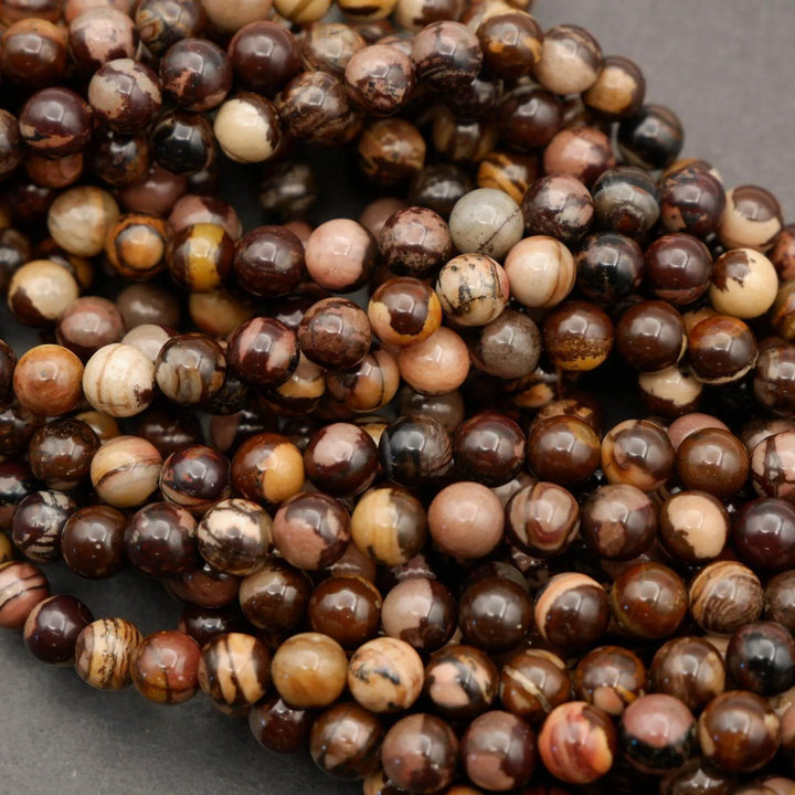 Outback Jasper · Smooth · Round · 6mm, 8mm, 10mm, Tejas Beads, Beads