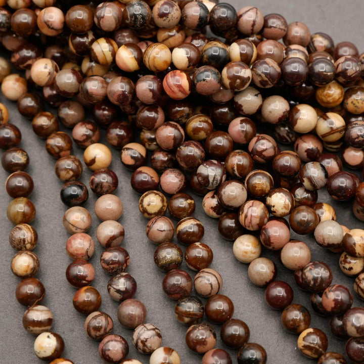 Outback Jasper · Smooth · Round · 6mm, 8mm, 10mm, Tejas Beads, Beads