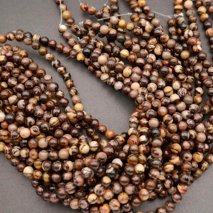 Outback Jasper · Smooth · Round · 6mm, 8mm, 10mm, Tejas Beads, Beads