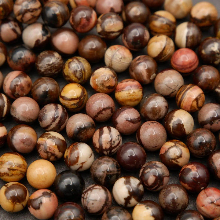 Outback Jasper · Smooth · Round · 6mm, 8mm, 10mm, Tejas Beads, Beads