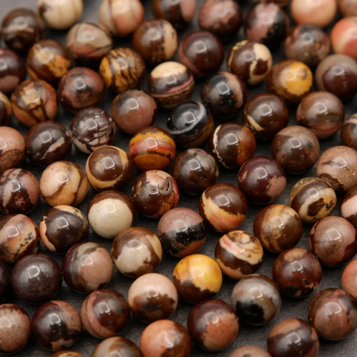 Outback Jasper · Smooth · Round · 6mm, 8mm, 10mm, Tejas Beads, Beads