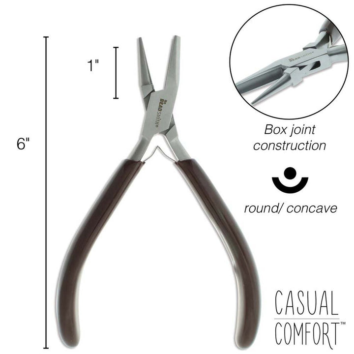 Beadsmith Round/Concave Plier · Casual Comfort, Tejas Beads, Art & Crafting Tools
