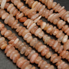 Peach Moonstone Chip Beads.