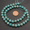 Peruvian Amazonite A+ · Faceted · Rondelle · 6x8mm, Tejas Beads, Beads