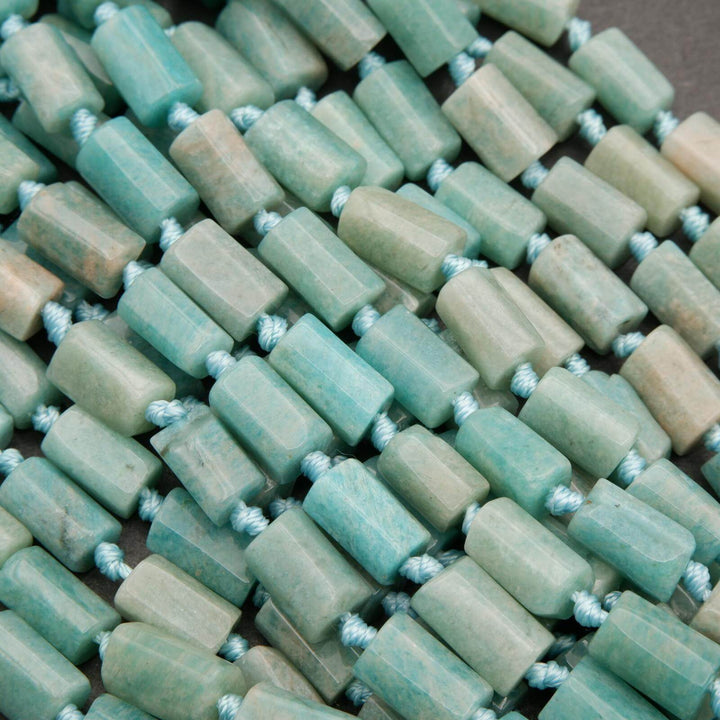 Peruvian Amazonite · Smooth · Freeform Tube · 8mm, Tejas Beads, Beads