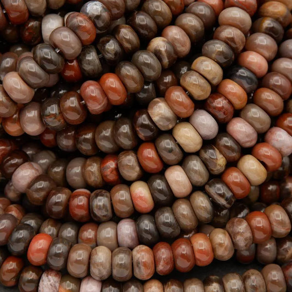 Natural Stone Rondelle 2X6mm Turquoises Quartz Jasper Agates Flat Round Natural Stone Rondelle 2X6mm Turquoises Quartz Jasper Agates Flat Round