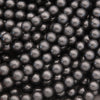 Metallic grey shungite beads