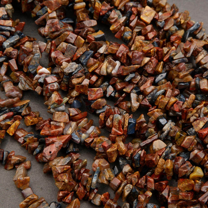 Pietersite · Smooth · Freeform Chips · 7mm, Tejas Beads, Beads