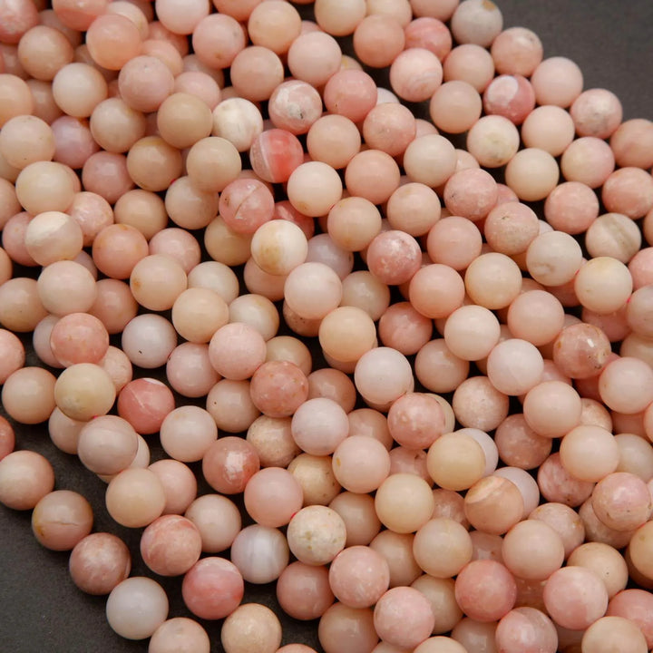 Peruvian Pink Opal · Smooth · Round · 6mm, 8mm, 10mm, Tejas Beads, Beads