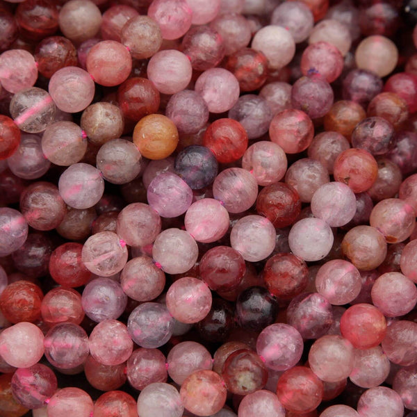 Close-up of multicolored round beads.