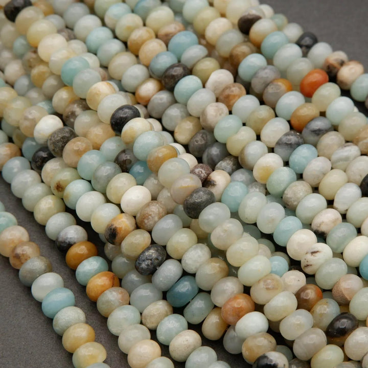 Brazilian Amazonite · Smooth · Rondelle · 5x8mm, Tejas Beads, Beads