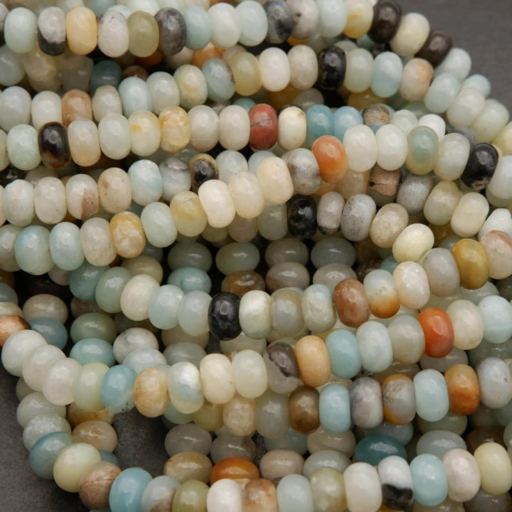 Brazilian Amazonite · Smooth · Rondelle · 5x8mm, Tejas Beads, Beads
