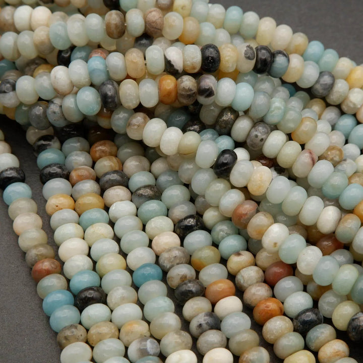 Brazilian Amazonite · Smooth · Rondelle · 5x8mm, Tejas Beads, Beads
